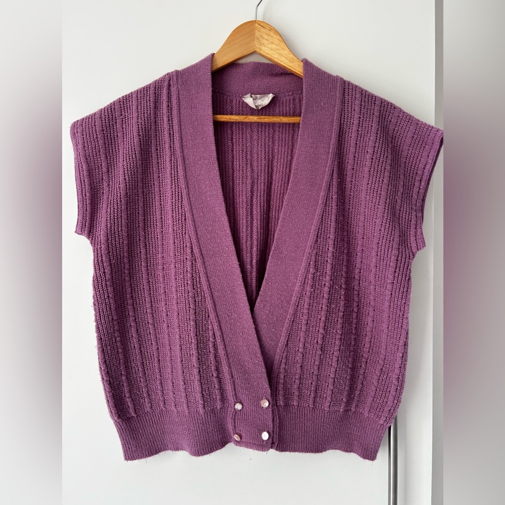 Vintage - Sears Lilac/mauve vest